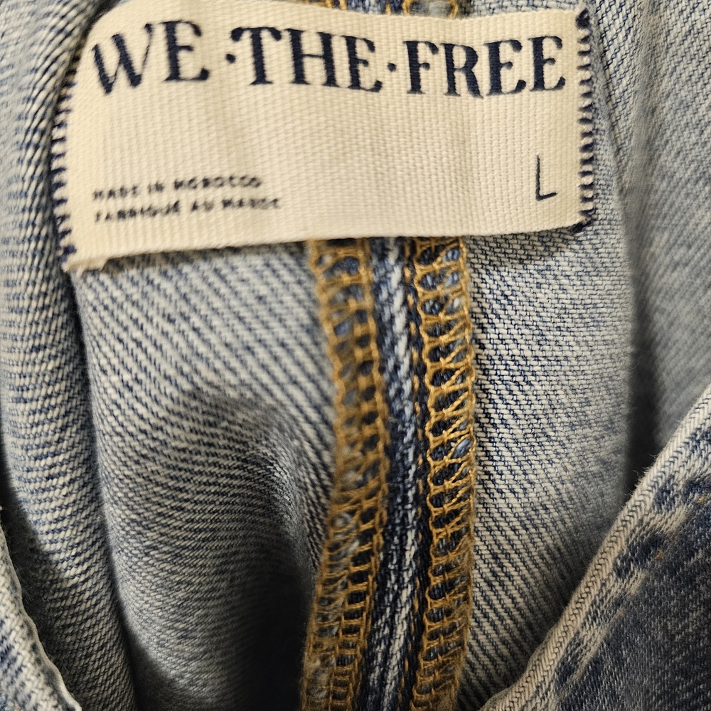 Free People We the Free High Roller Denim Skirtall; EUC; Size Large - Picture 7 of 7
